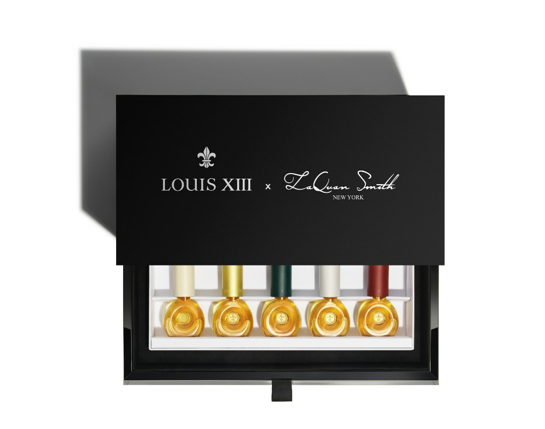 LOUIS XIII x LaQuan Smith Collection Box. Image courtesy of LOUIS XIII de Rémy Martin