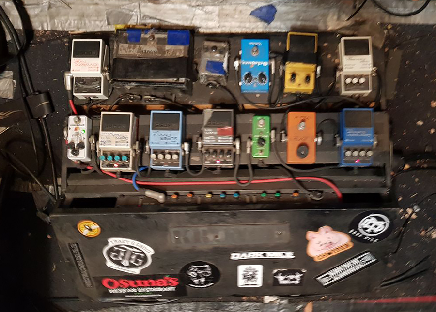 Tracy G's Famous Pedalboard