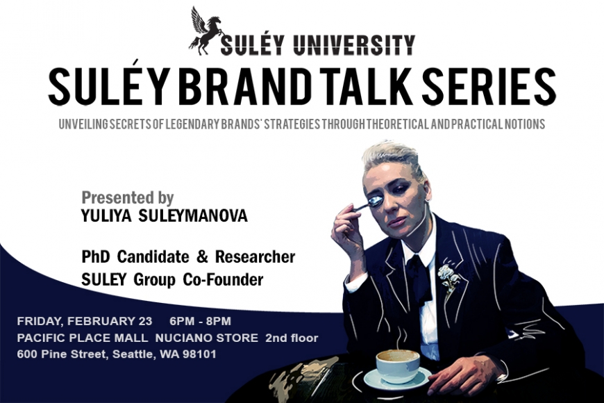 SULÉY BRAND TALK SERIES 1 - February 23rd, 2018